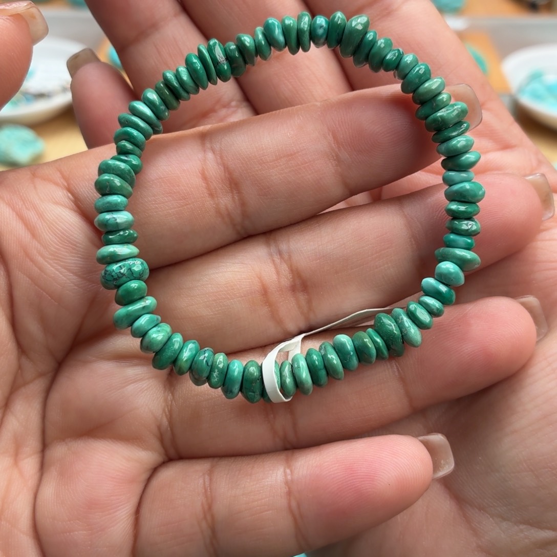 绿松石未镶嵌珠宝奇石特价藏扣5