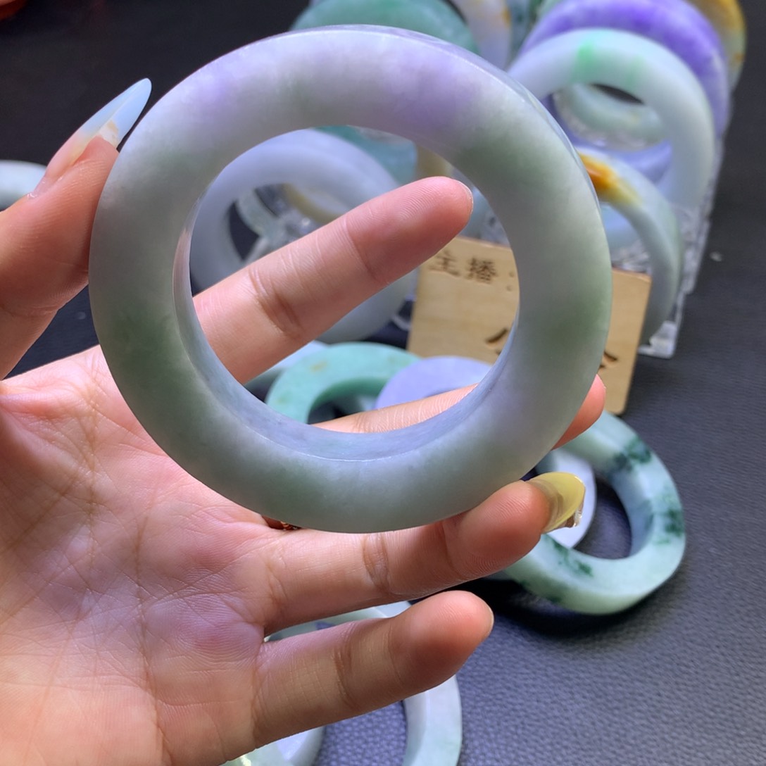 未镶嵌翡翠定制翡翠单**环