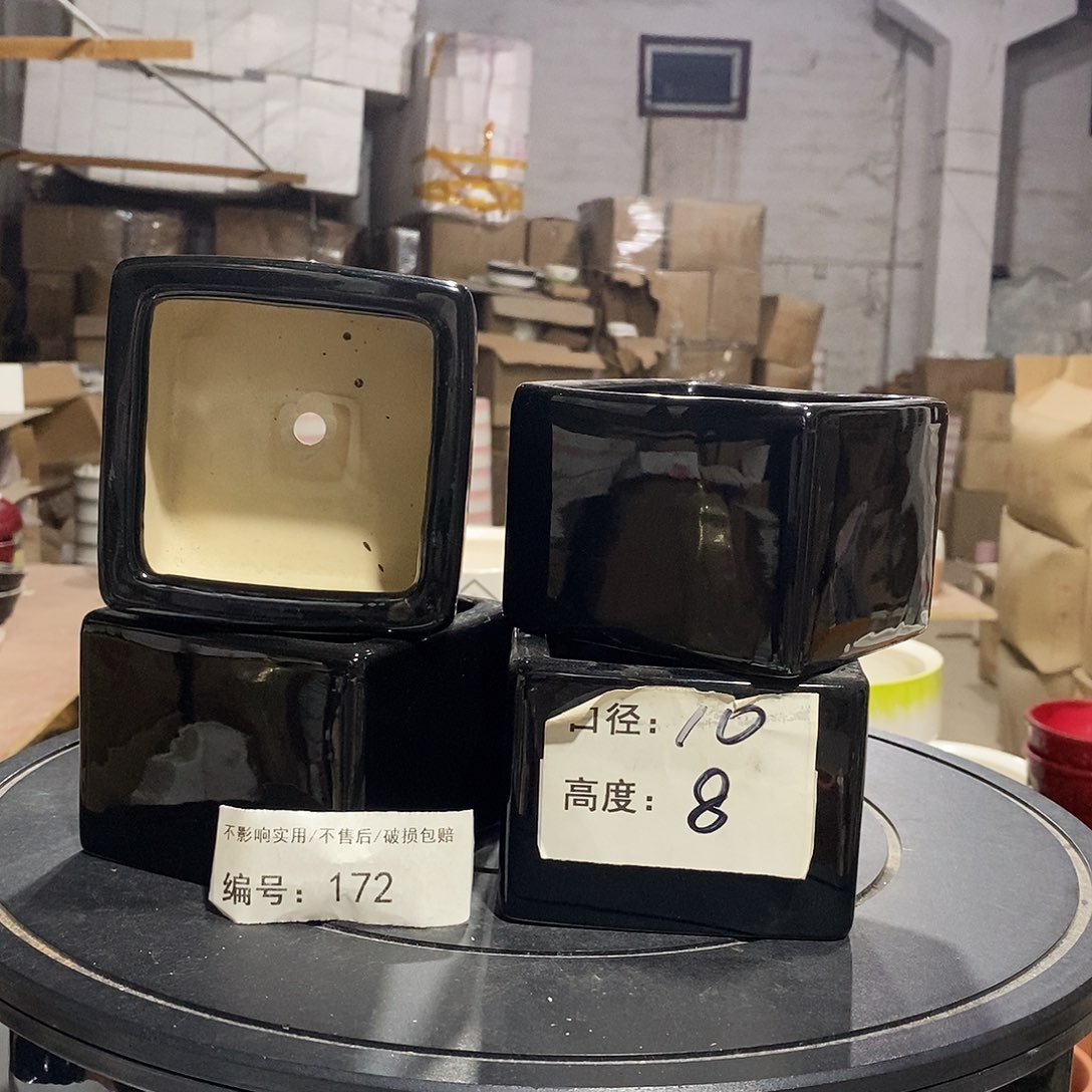 微瑕花盆-172-口10×8-4个