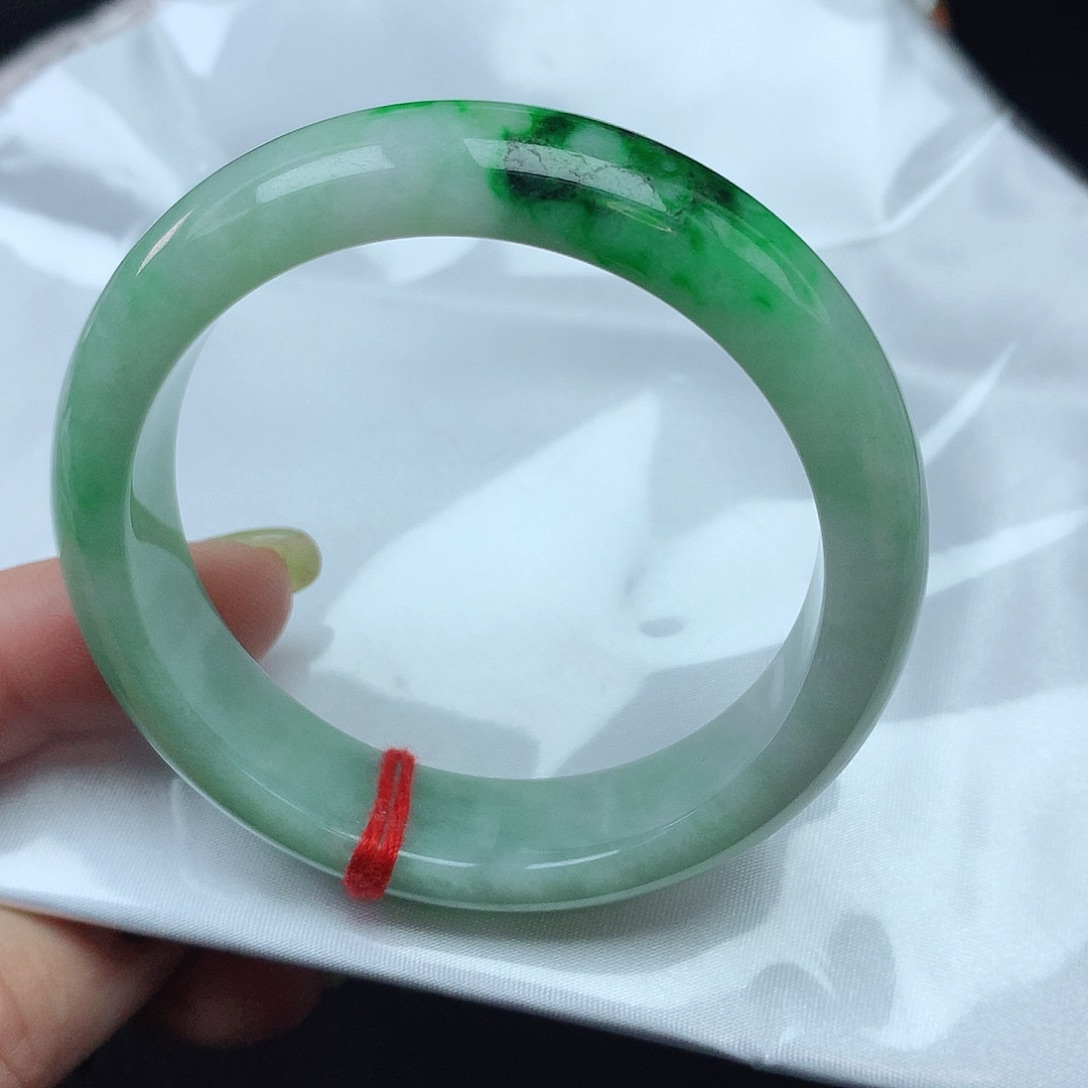 翡翠未镶嵌手镯正圈882603