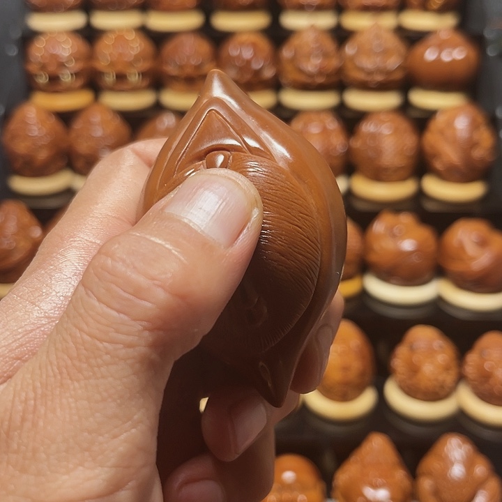 橄榄核吊坠大尺生命单面单颗009