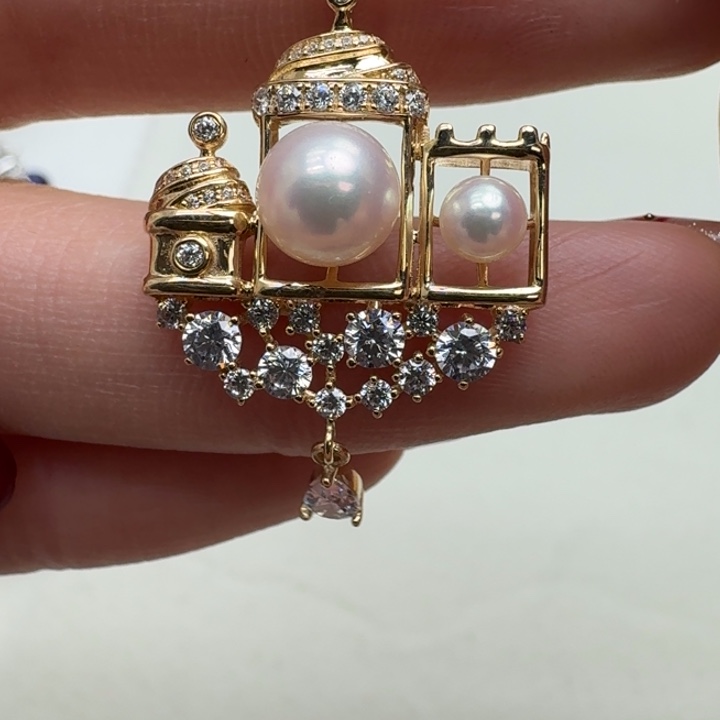 海水珍珠颈饰未镶嵌