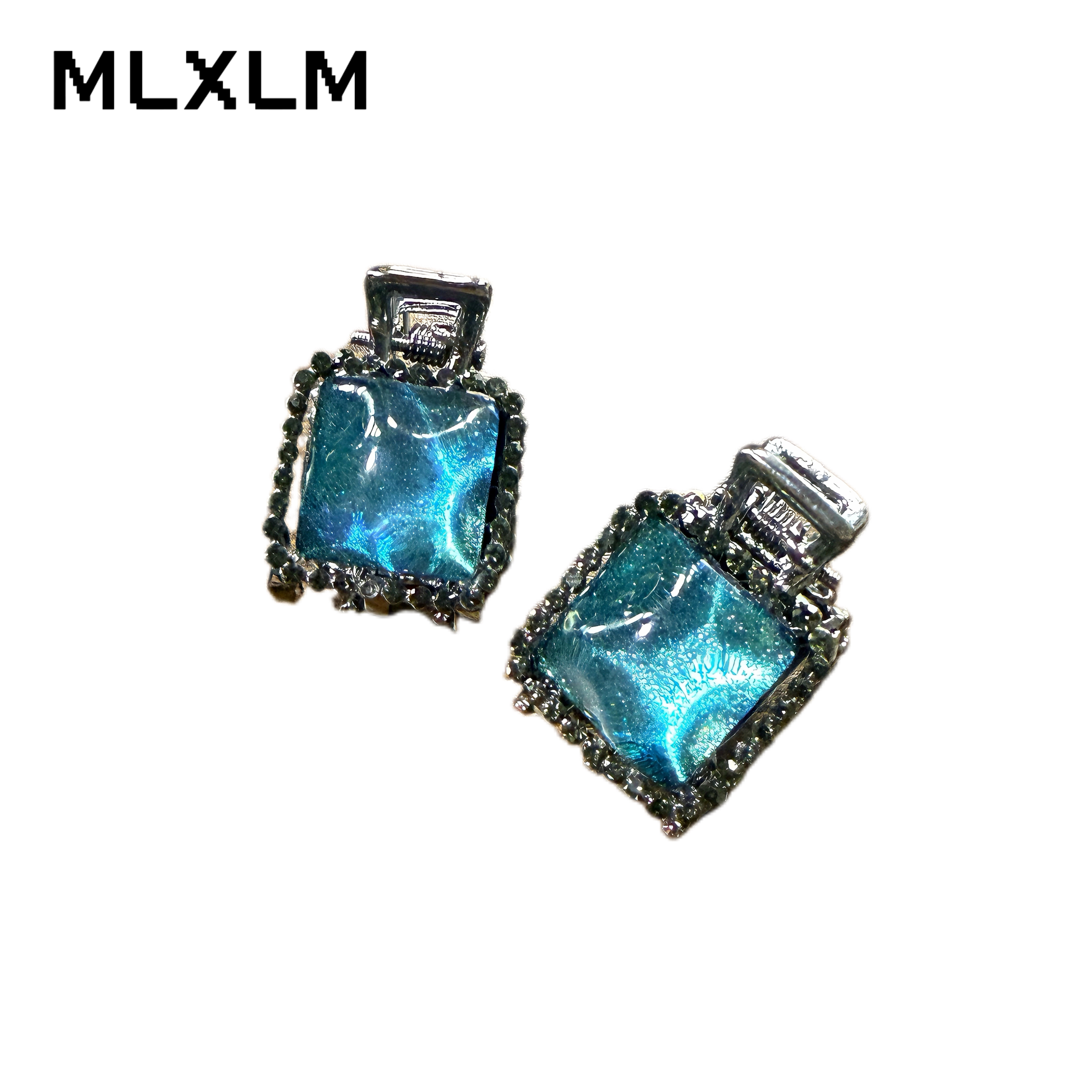 彩色bling bling水晶小边夹