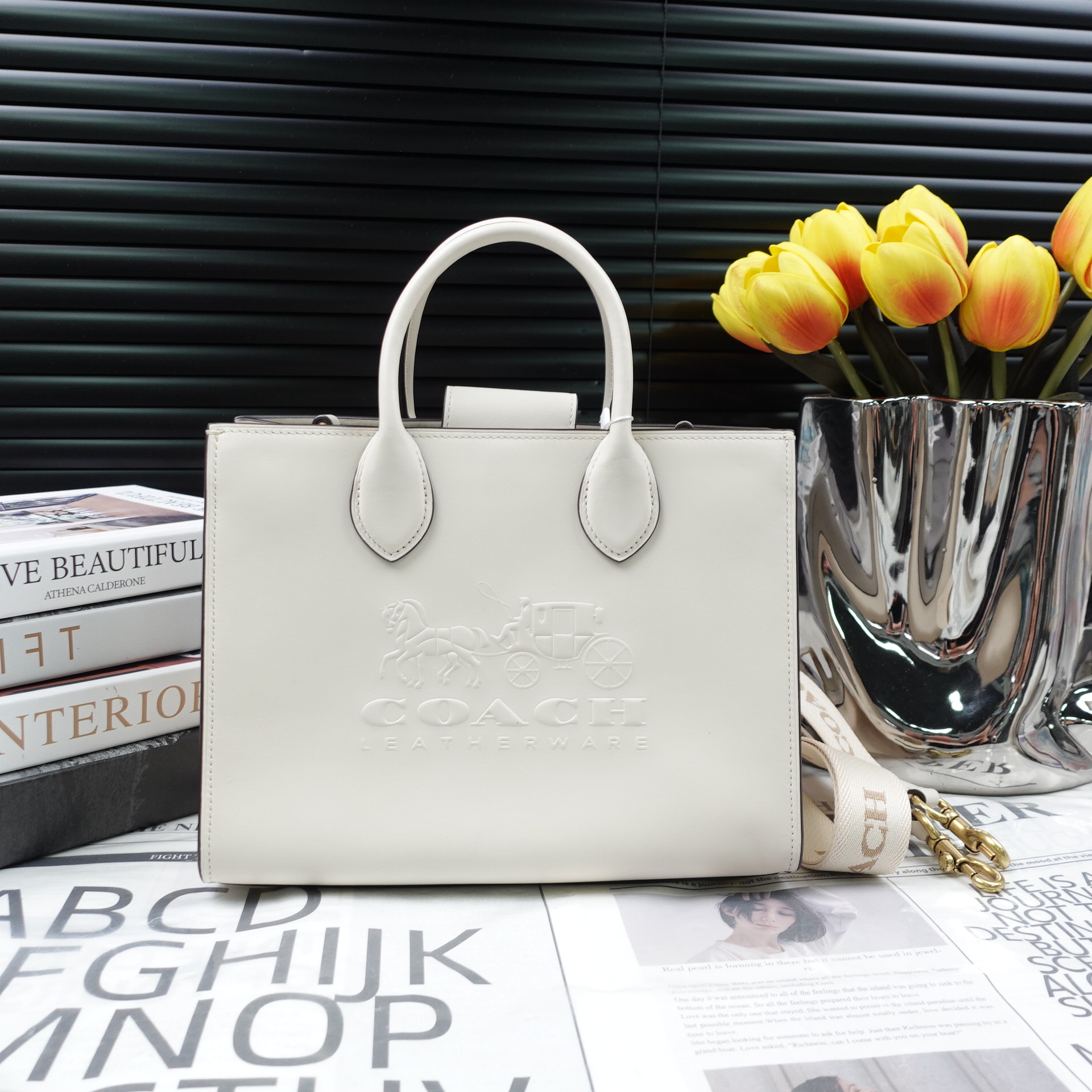 95新 COACH/蔻驰 单肩包/T10301892