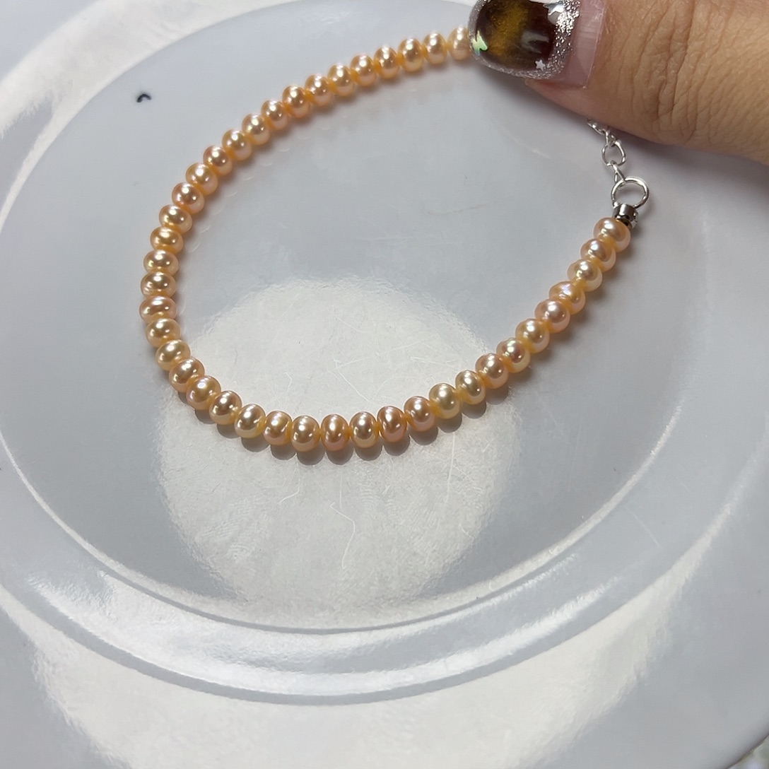 手绳淡水珍珠钛钢