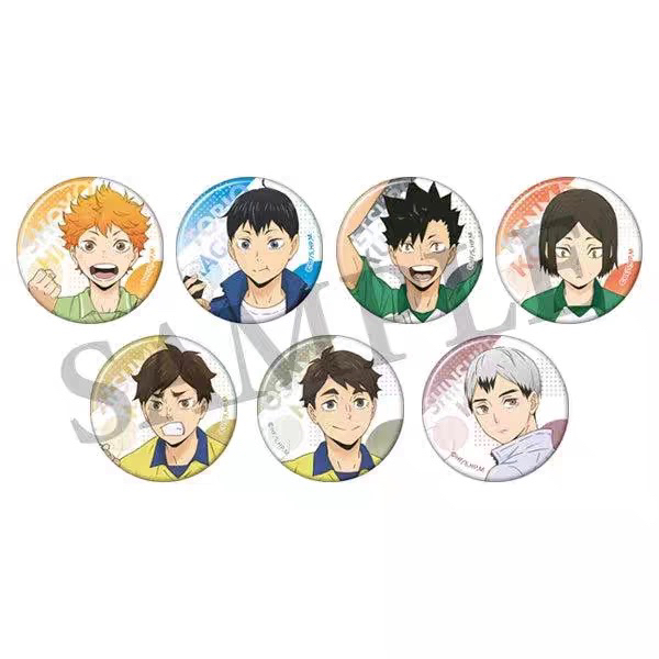 日谷 排球少年 中学圆 吧唧 盲盒