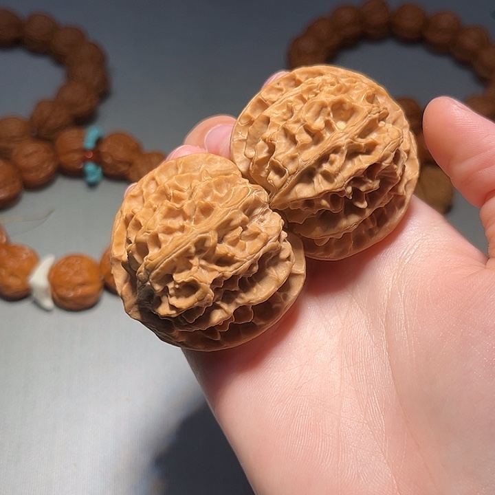 文玩核桃把件苹果416