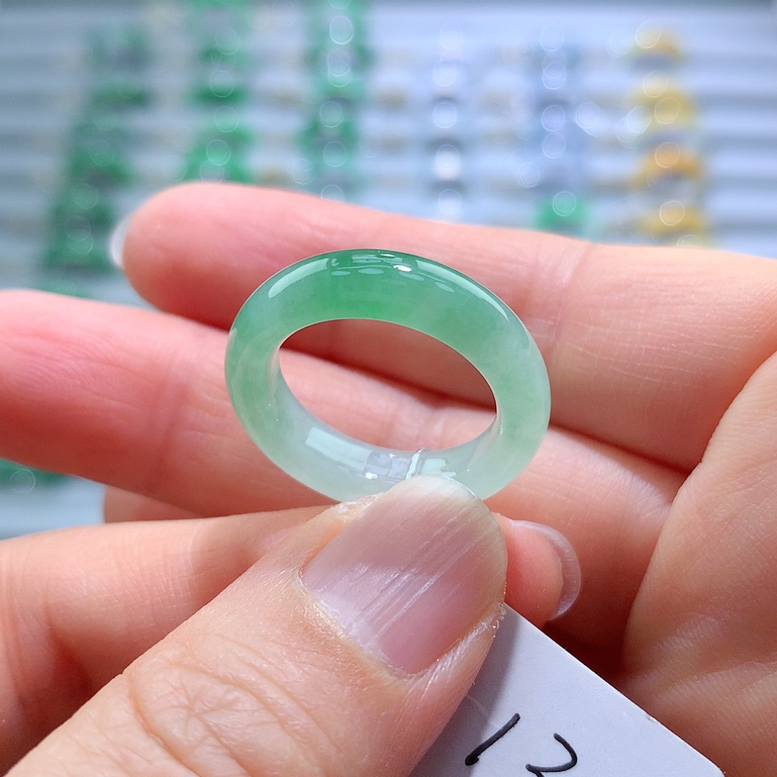 翡翠戒指未镶嵌13号