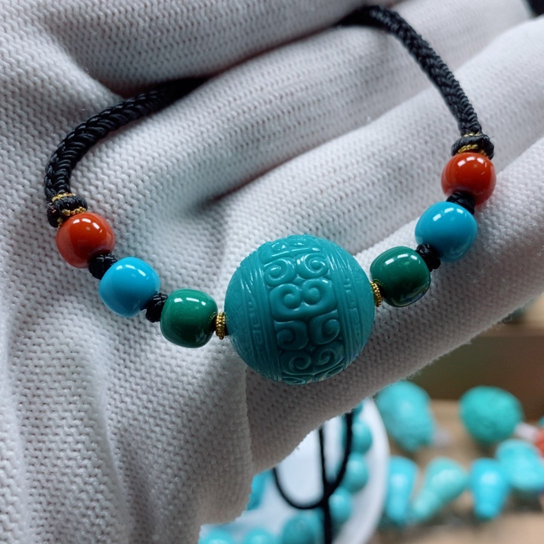 绿松石珠宝奇石未镶嵌