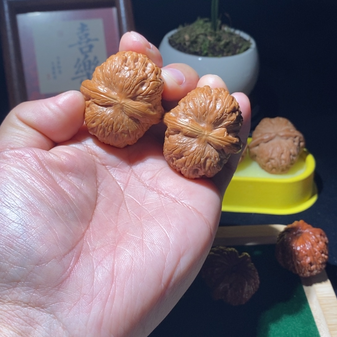 吊坠文玩核桃微修元宝
