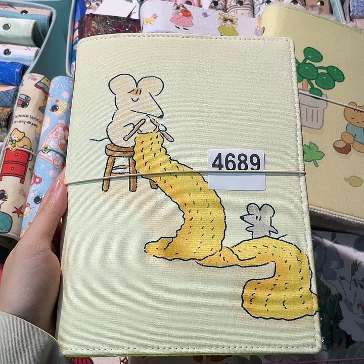 织绣A5活页不加纸4689