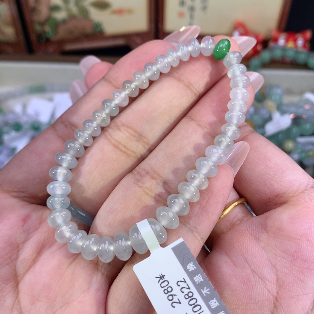 未镶嵌手链翡翠翡翠