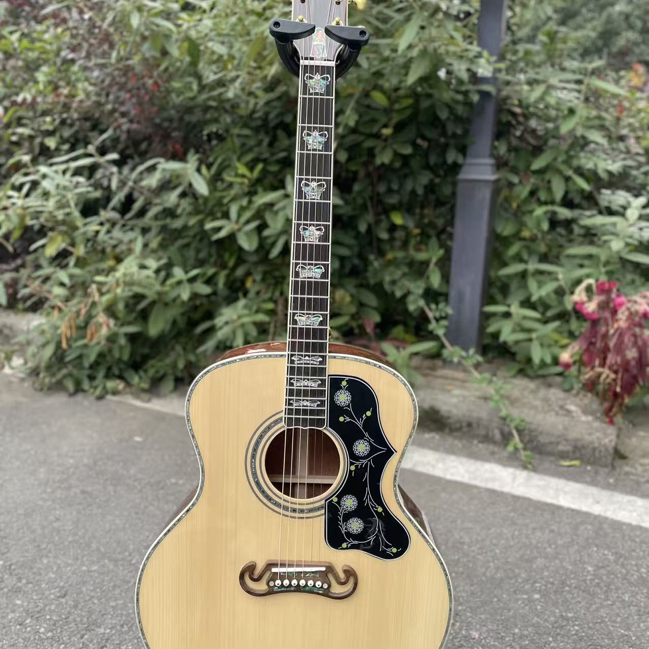 复刻版SJ200实木全单吉他42寸民谣演奏级