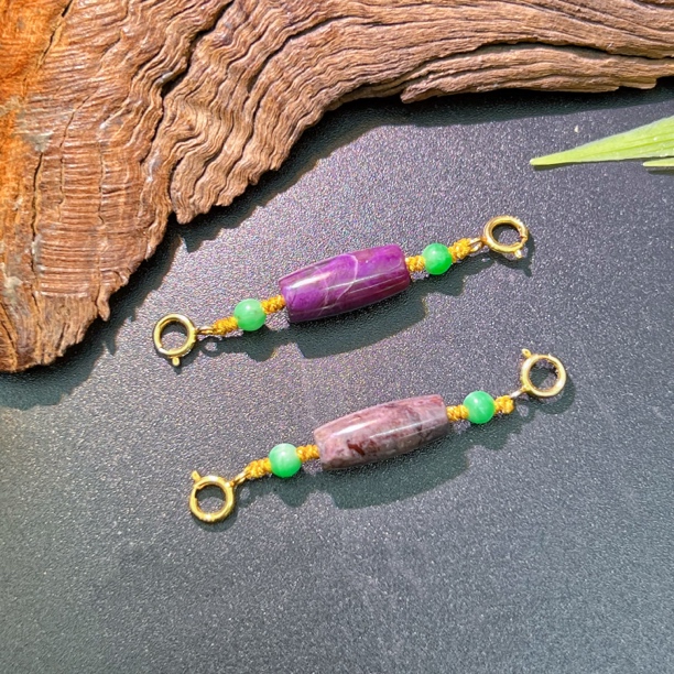 【圣芭黎】天然舒俱来桶珠延长链吊坠5+多样性发一DD1823