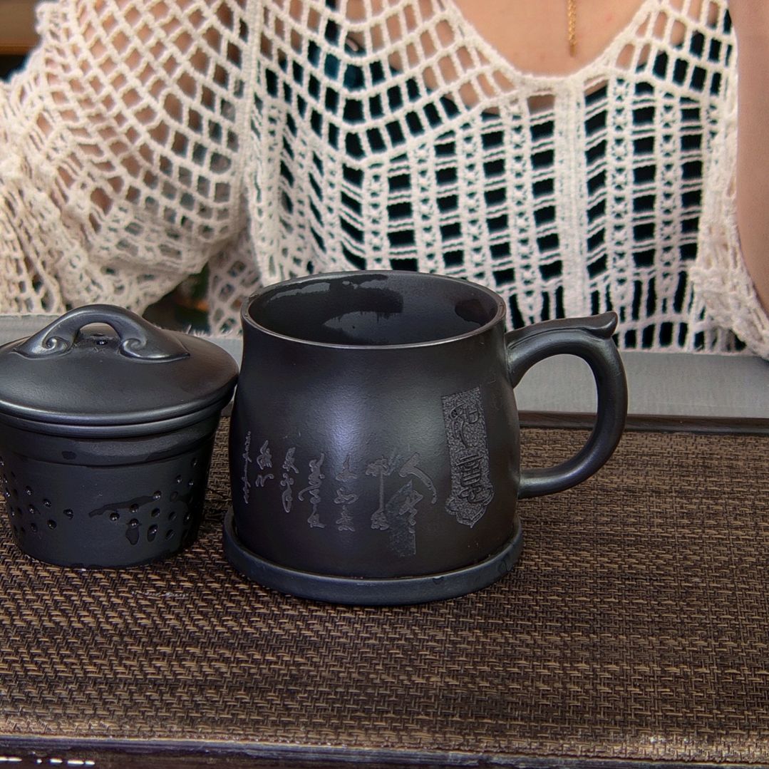 茶杯紫砂高货放漏