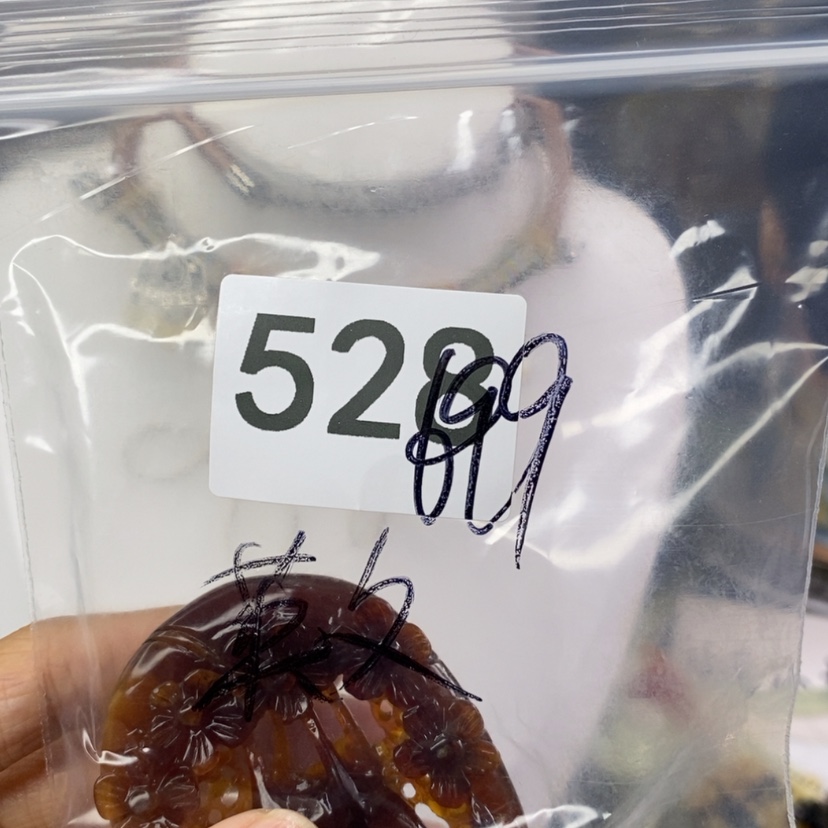 【闪购商品】岫玉发饰合金英*盲