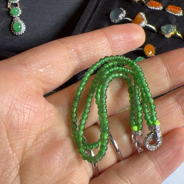 翡翠手链未镶嵌翡翠吊坠项链