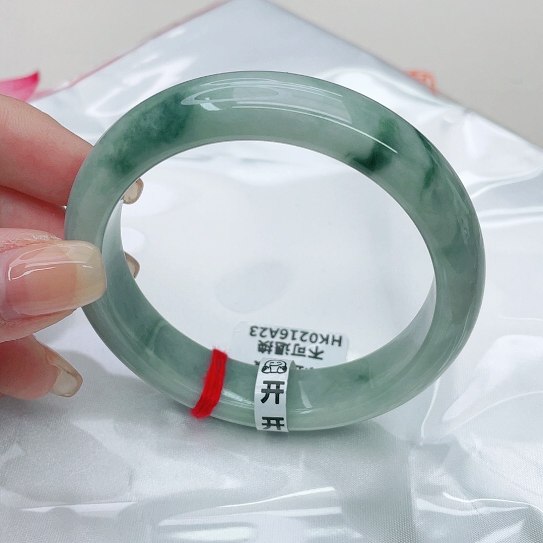 翡翠手镯未镶嵌正57.4