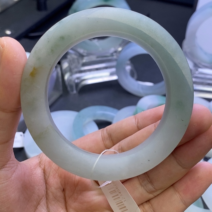 定制翡翠翡翠手镯未镶嵌57-60