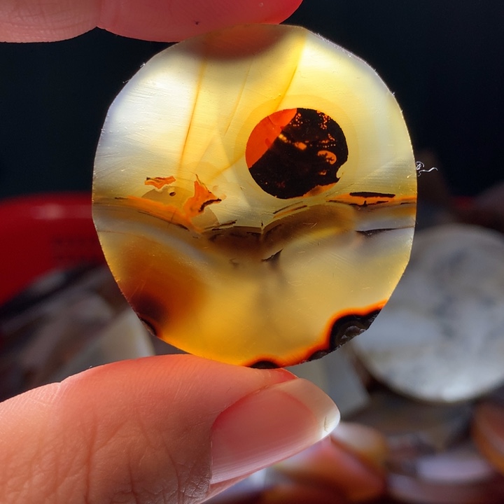 合金玛瑙/玉髓珠宝半成品20