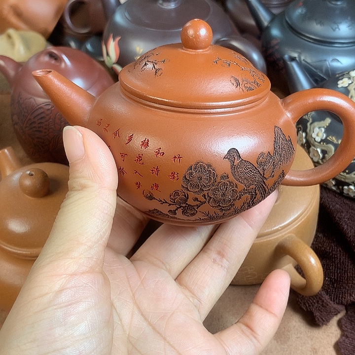 茶壶紫砂紫砂微瑕