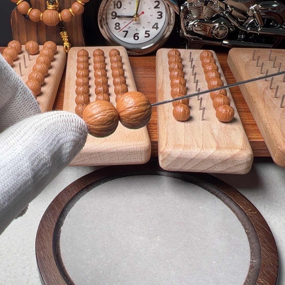 文***法猴头核桃吊坠原皮原色 15 两颗