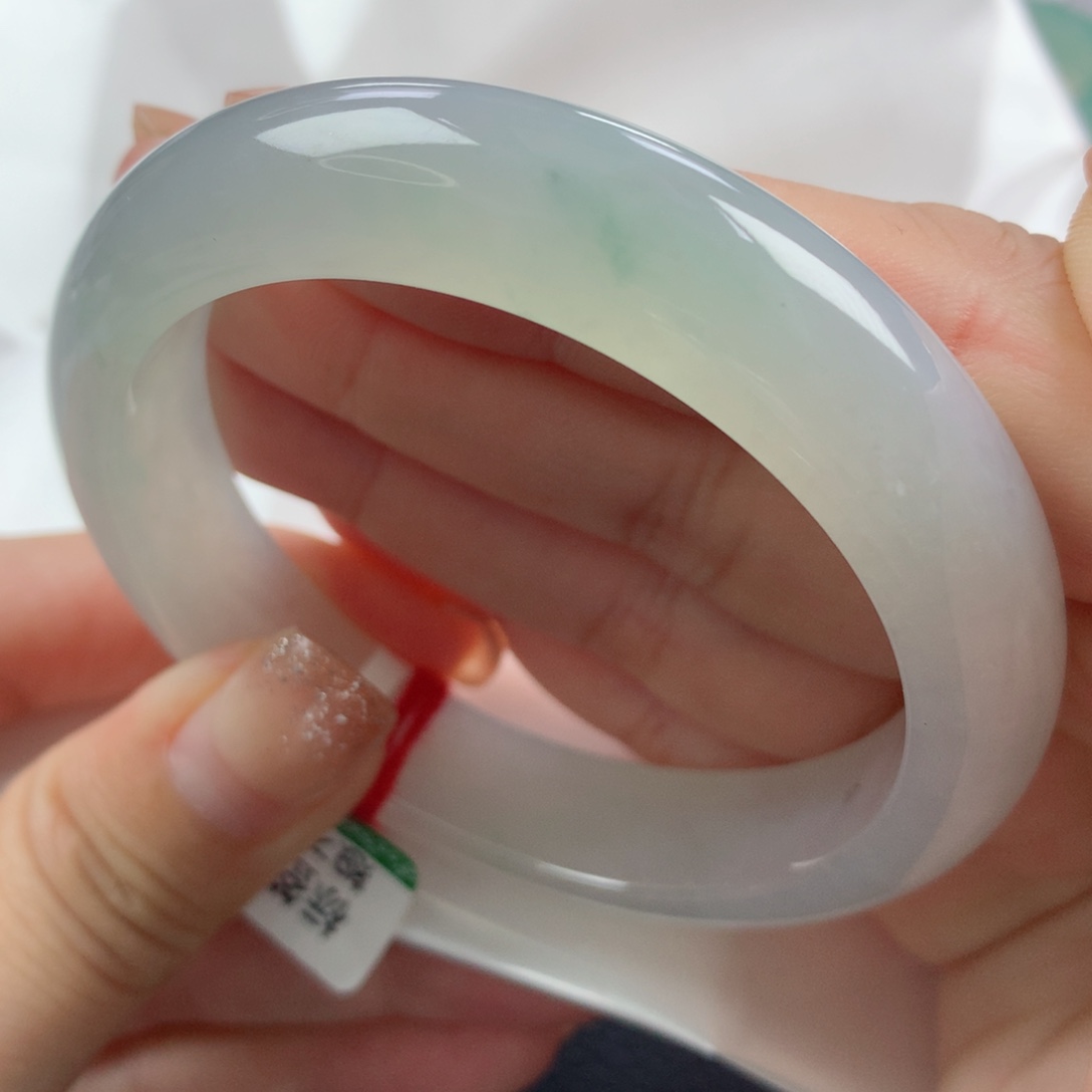 未镶嵌手镯翡翠缅甸天然翡翠57圈