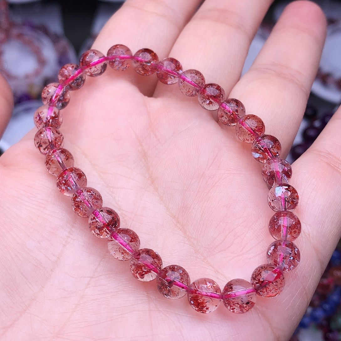 水晶未镶嵌手链水晶手链