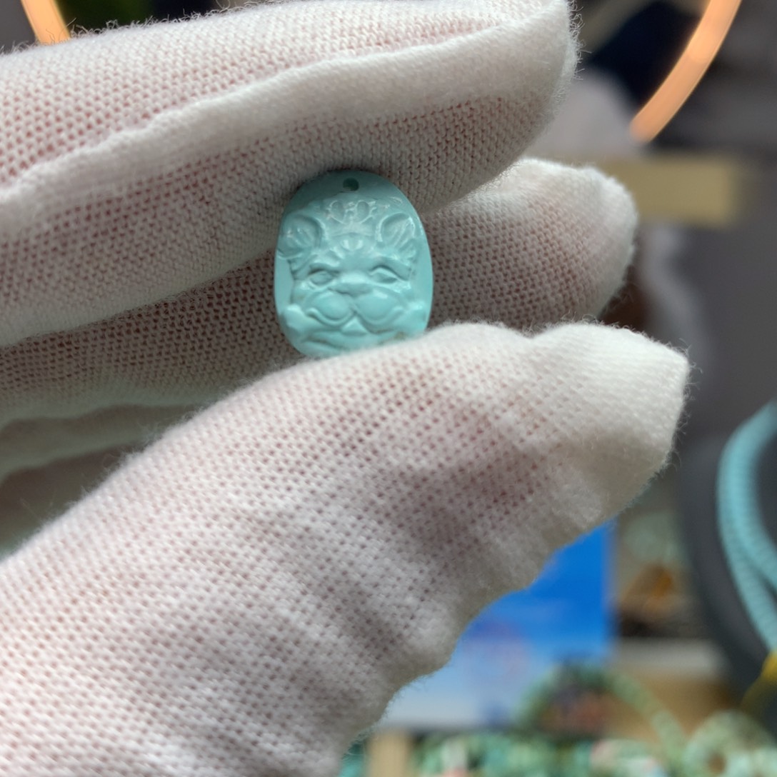 绿松石挂件未镶嵌