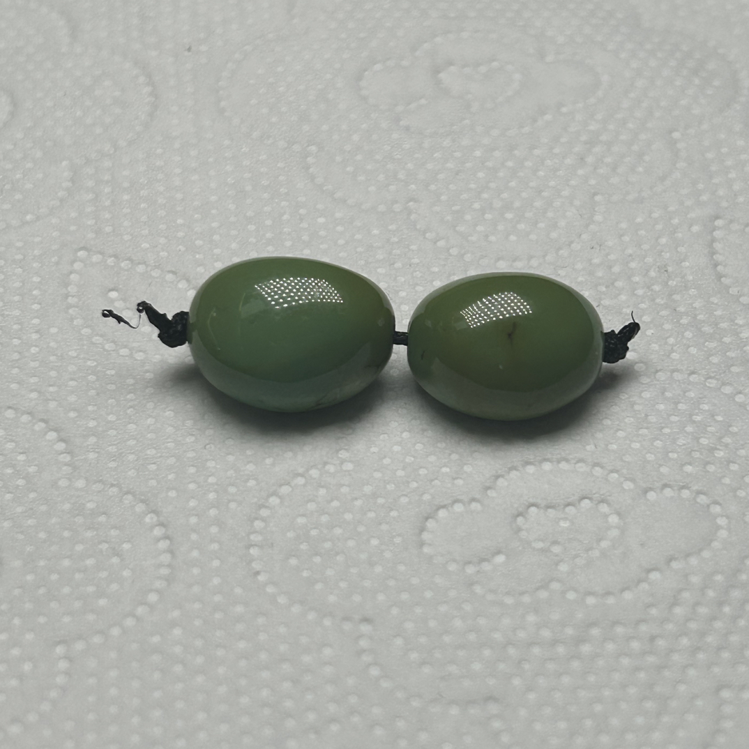 高瓷老油绿豆豆，10×13，33克绿松石