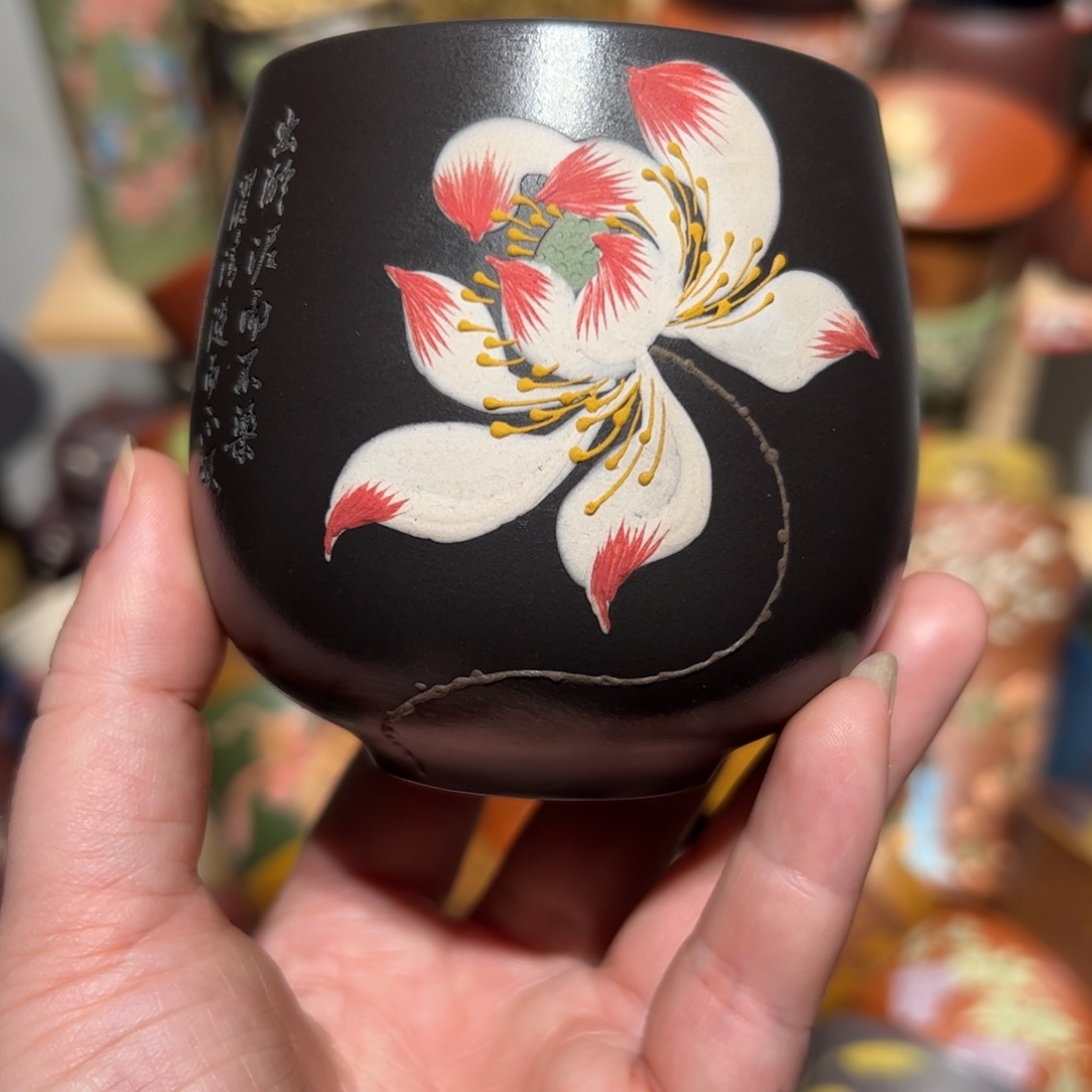 紫砂茶杯宜兴紫砂主人杯