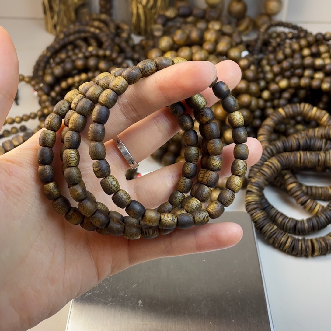 沉香沉香碎屑卡6鼓珠