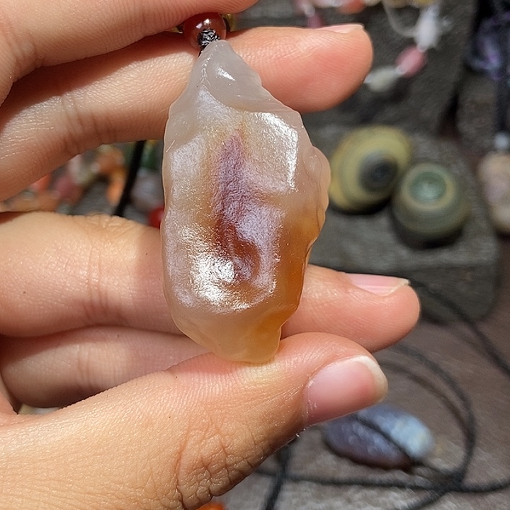 玛瑙/玉髓珠宝半成品未镶嵌清*