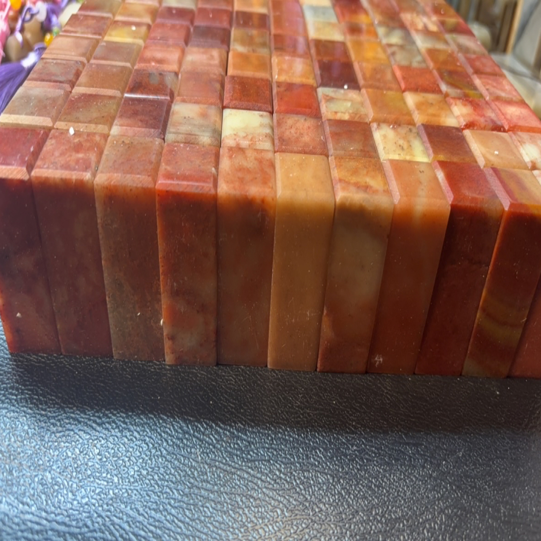 2.0*2.0*5.0浙江红石印章素章一组10枚