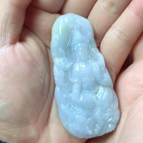 翡翠颈饰未镶嵌天然缅甸翡翠a货