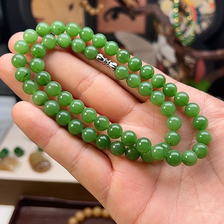 和田玉未镶嵌手链