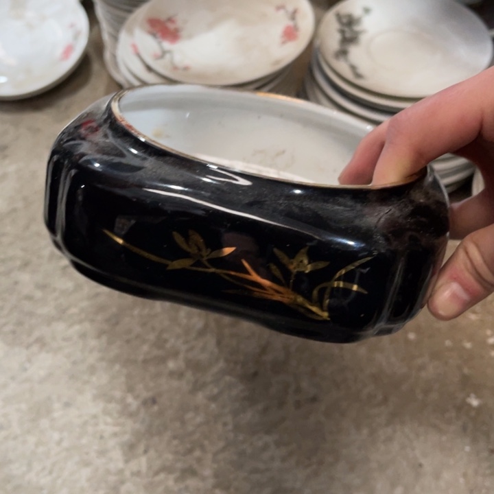 醴陵高温瓷釉下14厘米微瑕