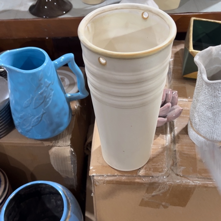 陶瓷花瓶摆件外贸出口微瑕捡漏