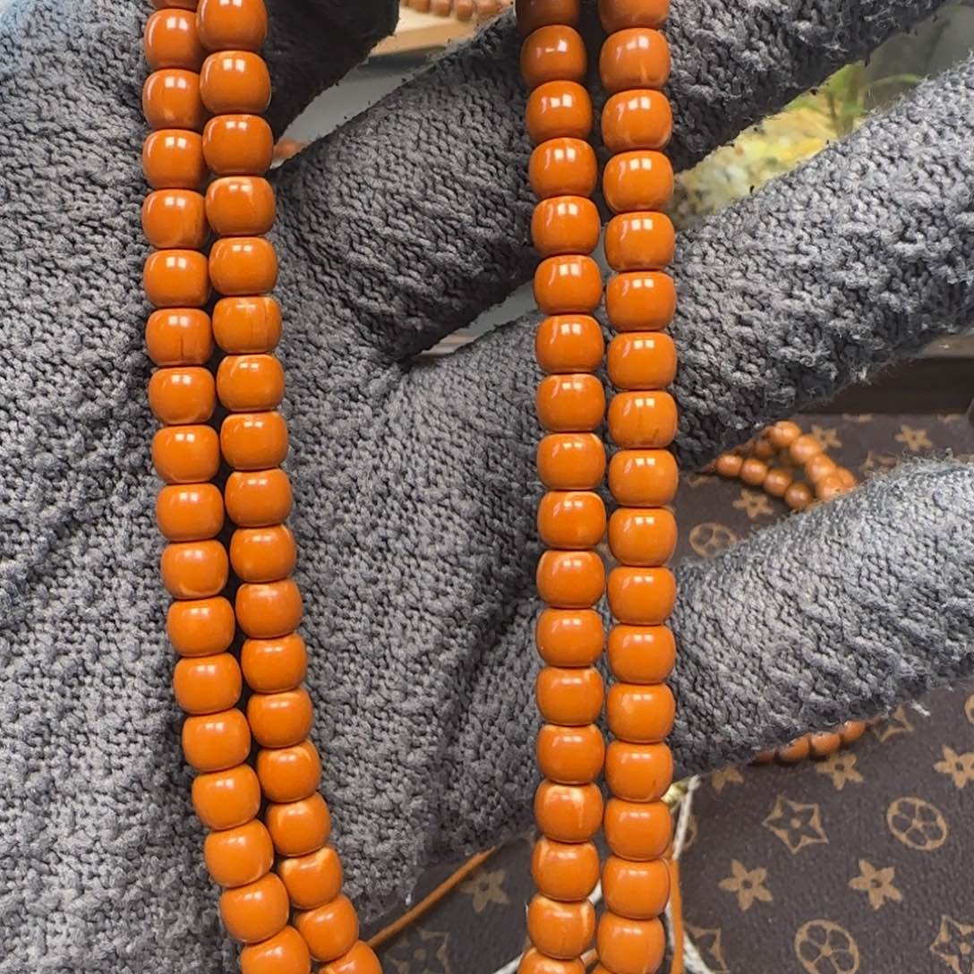 吊坠橄榄核老挝6.3mm三花108