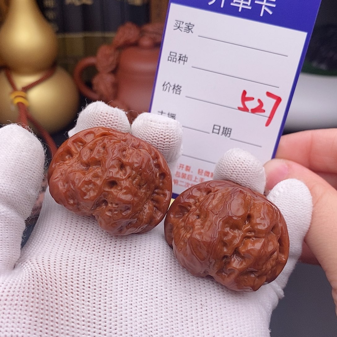 把件文玩核桃537号42蛤蟆头399