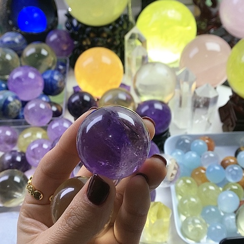 水晶珠宝半成品未镶嵌海**法水晶17号