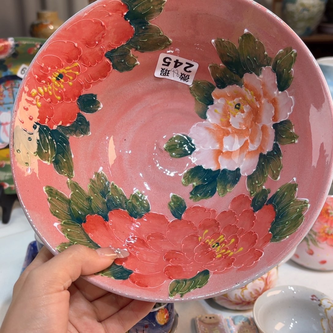 景德镇手绘高温釉下彩陶瓷茶具