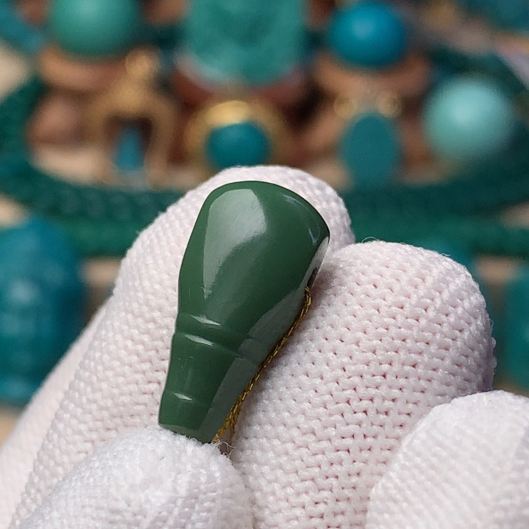 未镶嵌绿松石珠宝奇石9mm