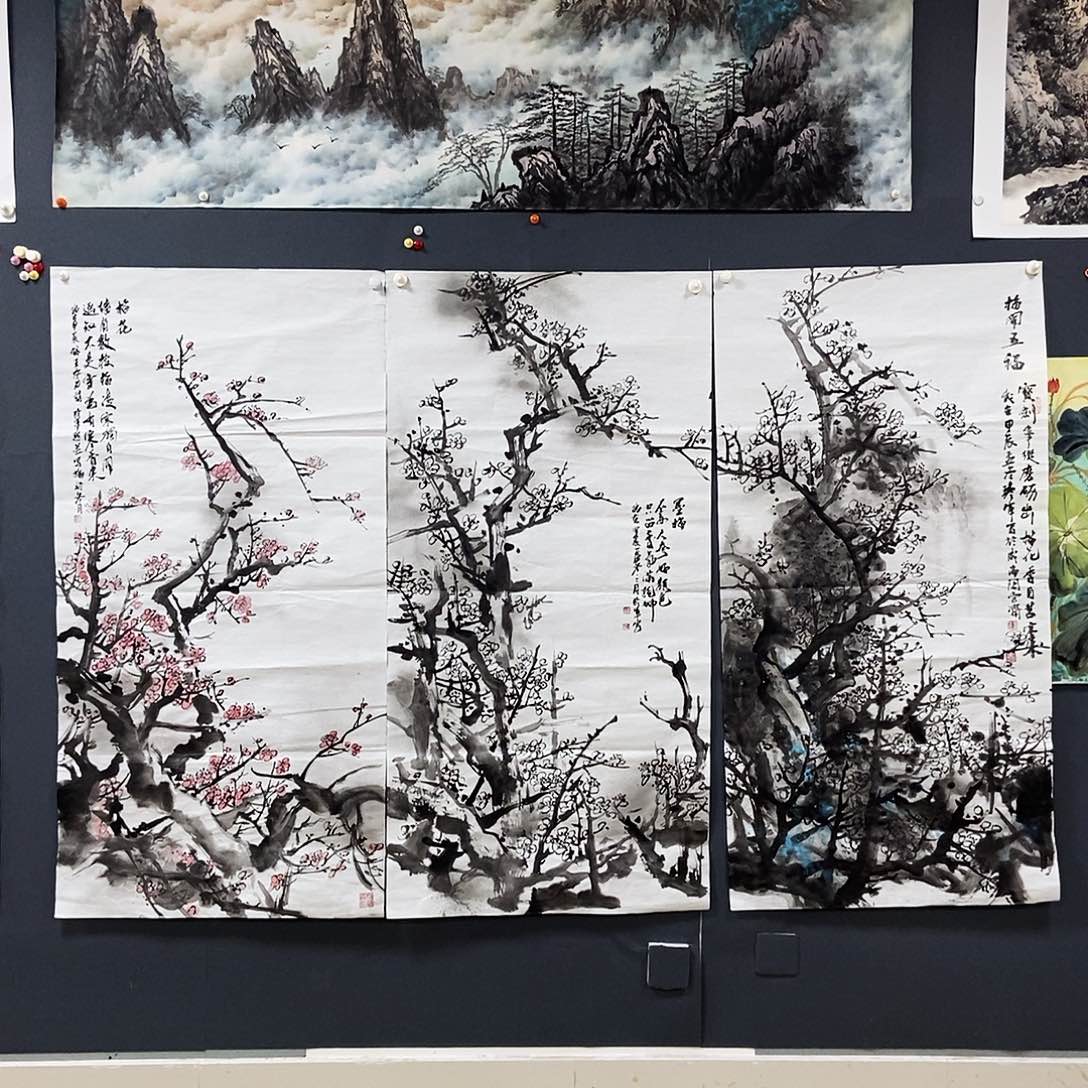 国画李珍军手绘作品70.140