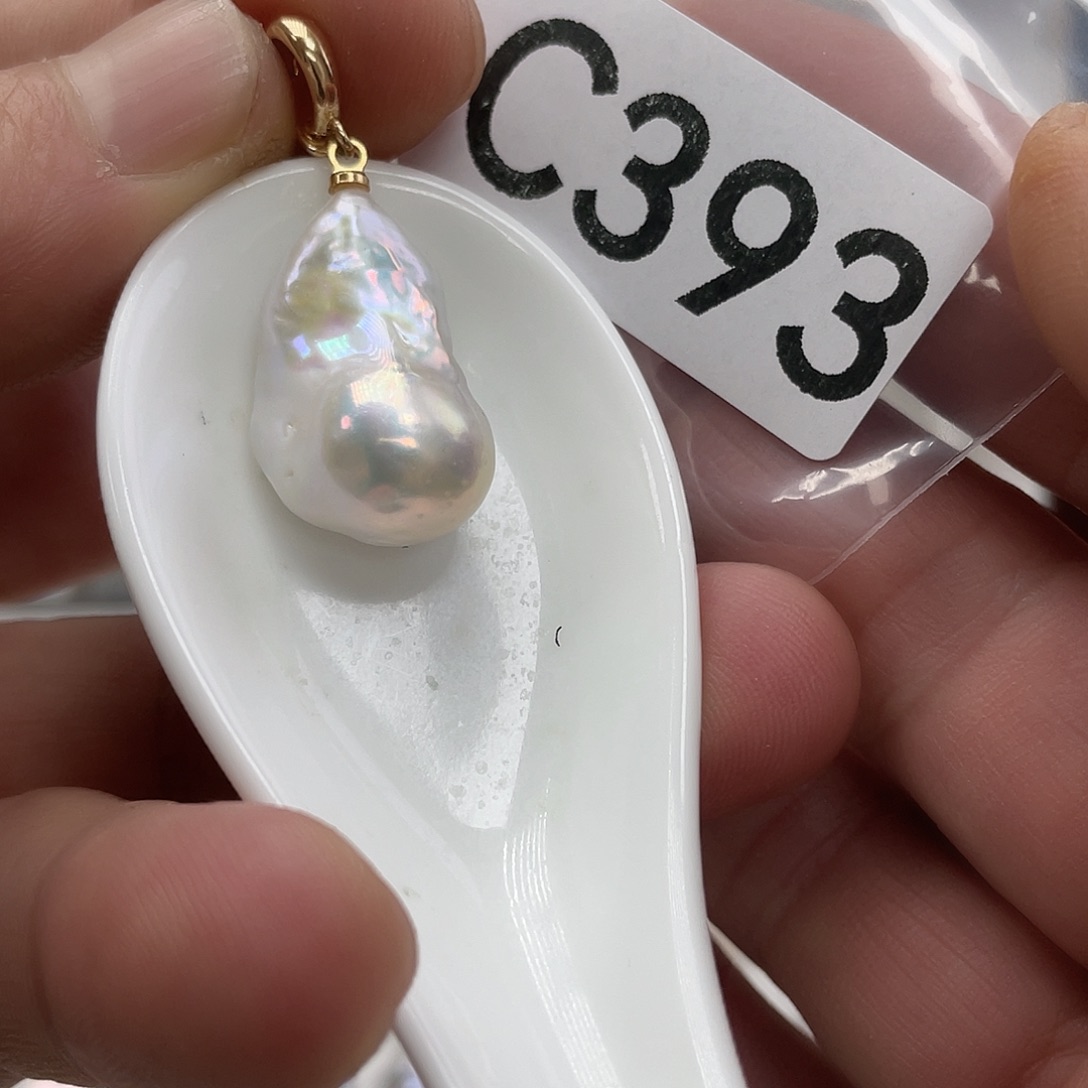 淡水珍珠颈饰银S925镶嵌