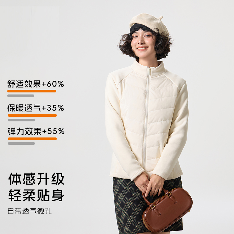 【DR品牌】小蛮腰羽绒绒外套！！保暖战袍~加绒拼接#羽绒服Y8896