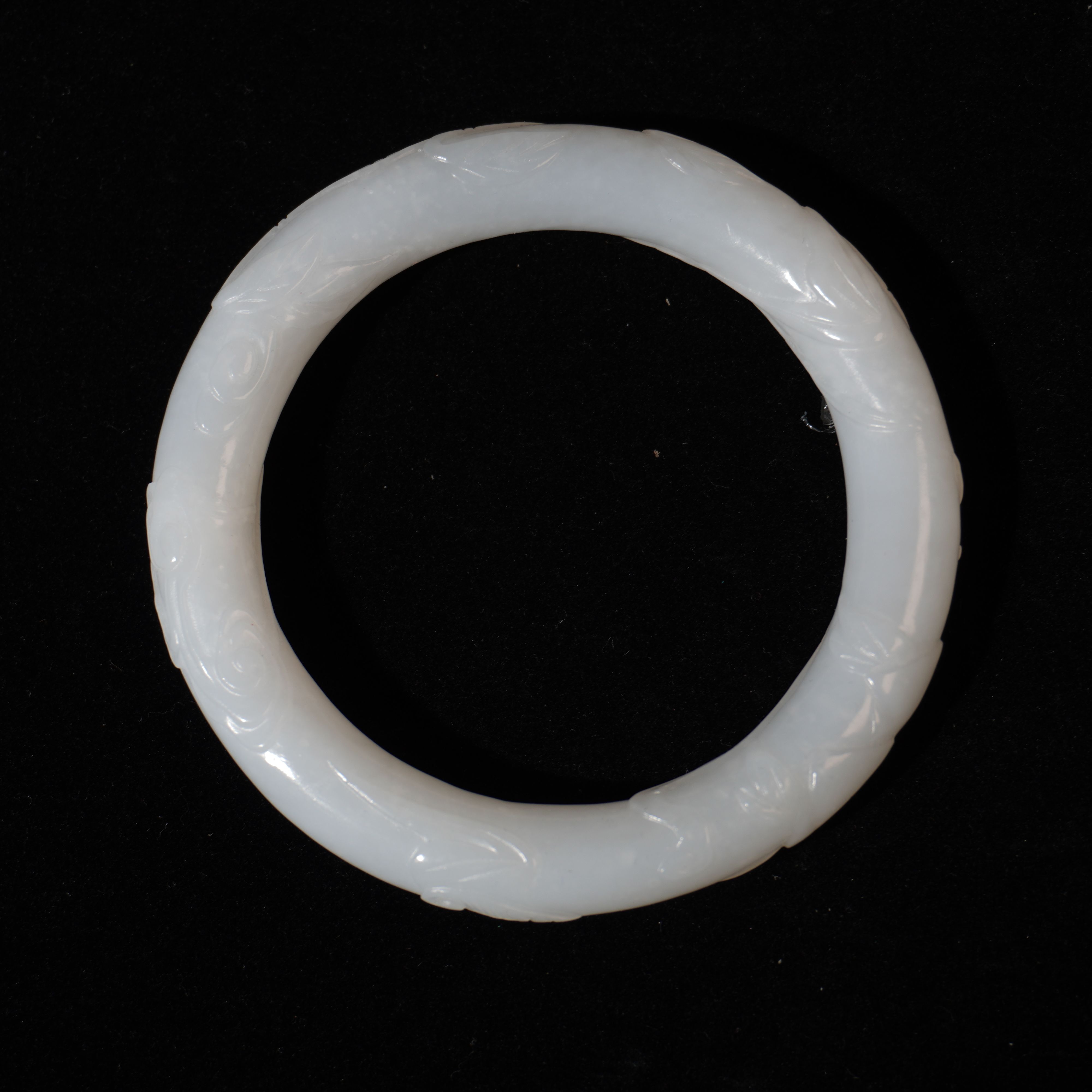 4NF12  清 和田玉手镯