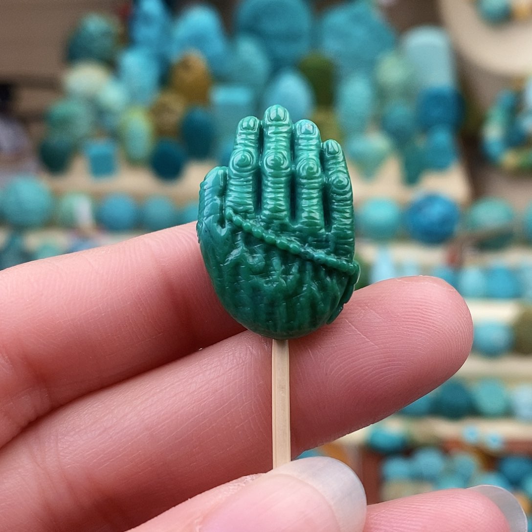 绿松石珠宝奇石未镶嵌