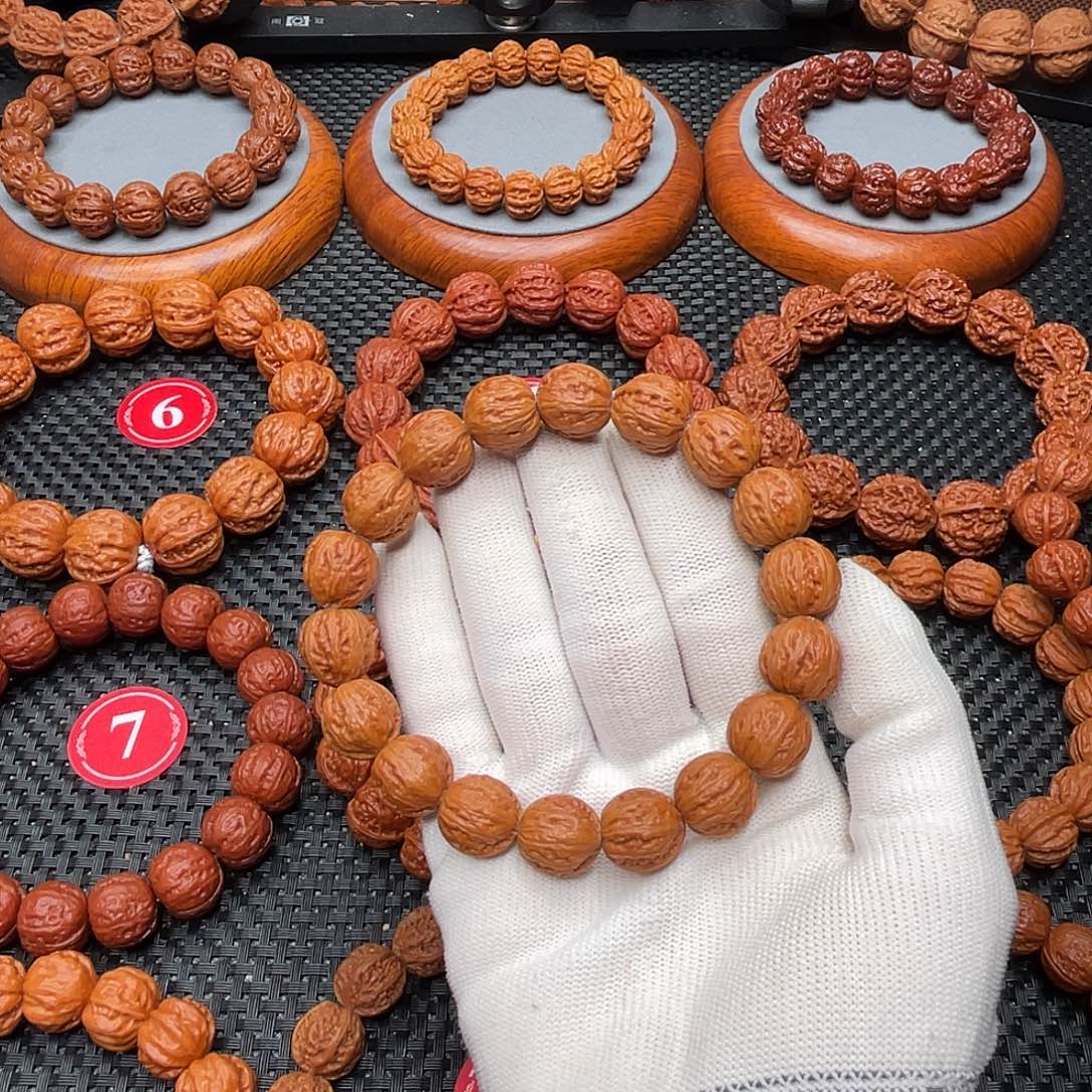 手串文玩核桃粗筋八棱