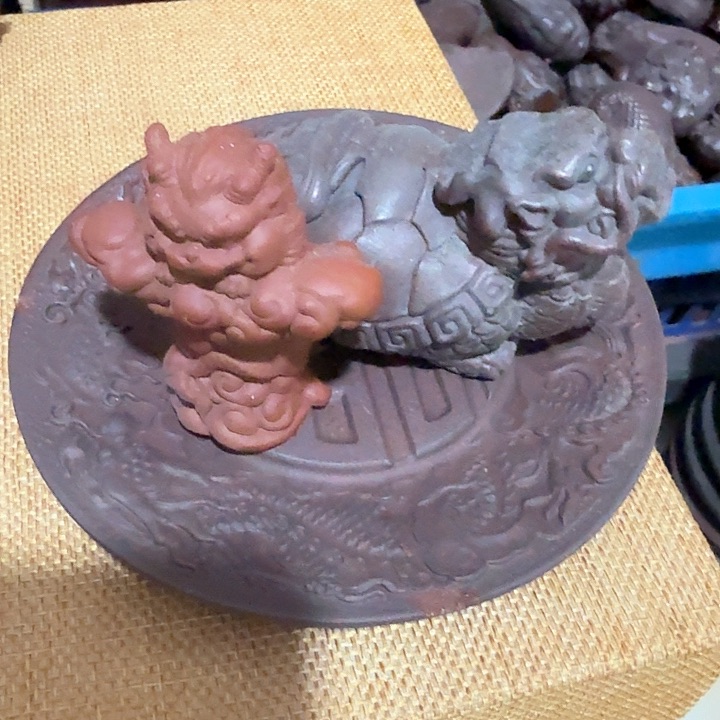 紫砂茶宠吾*行雕塑瑕疵茶宠